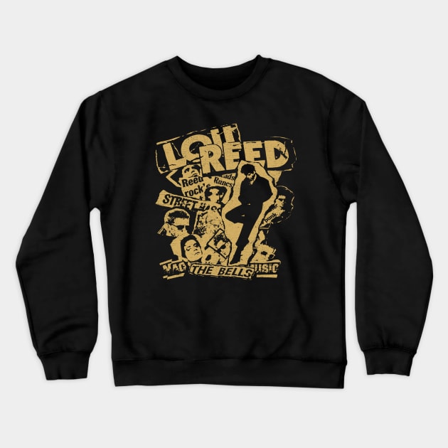 Lou Reed Vintage Punksthetic Design Crewneck Sweatshirt by snowblood